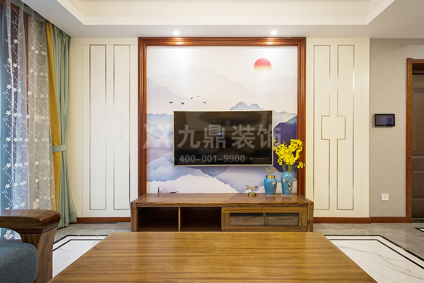 电视背景墙的软装设计让客厅变得“高端、大气、上档次”